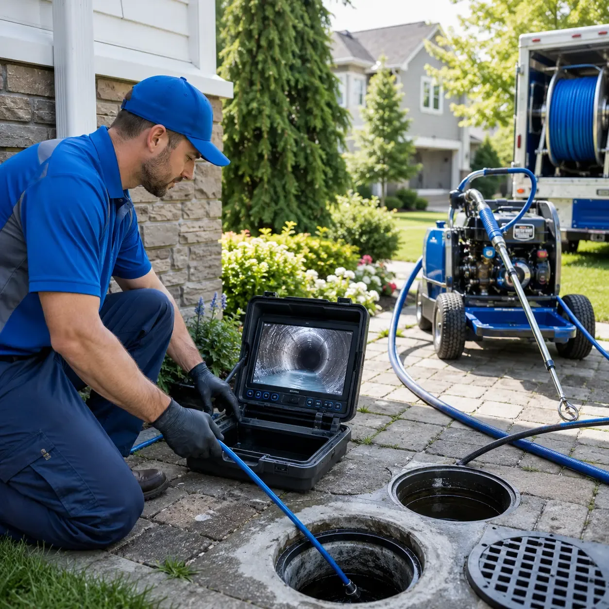 Outdoor drain cleaning professionals serving Dedham, MA