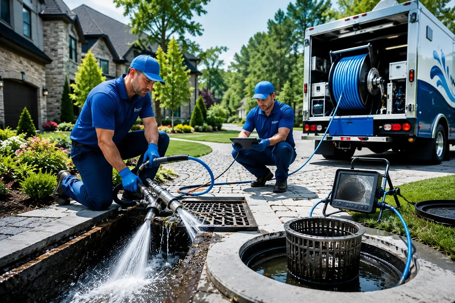 Local outdoor drain cleaning professionals in Dedham, MA